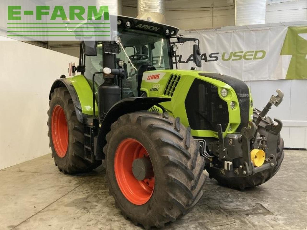 Tracteur agricole CLAAS arion 660 cmatic stage v