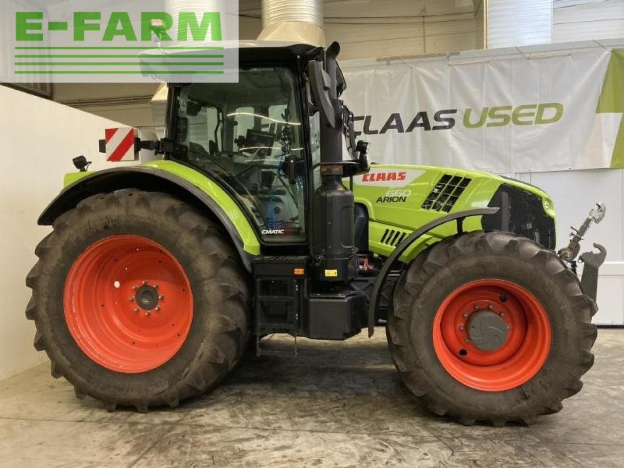 Tracteur agricole CLAAS arion 660 cmatic stage v