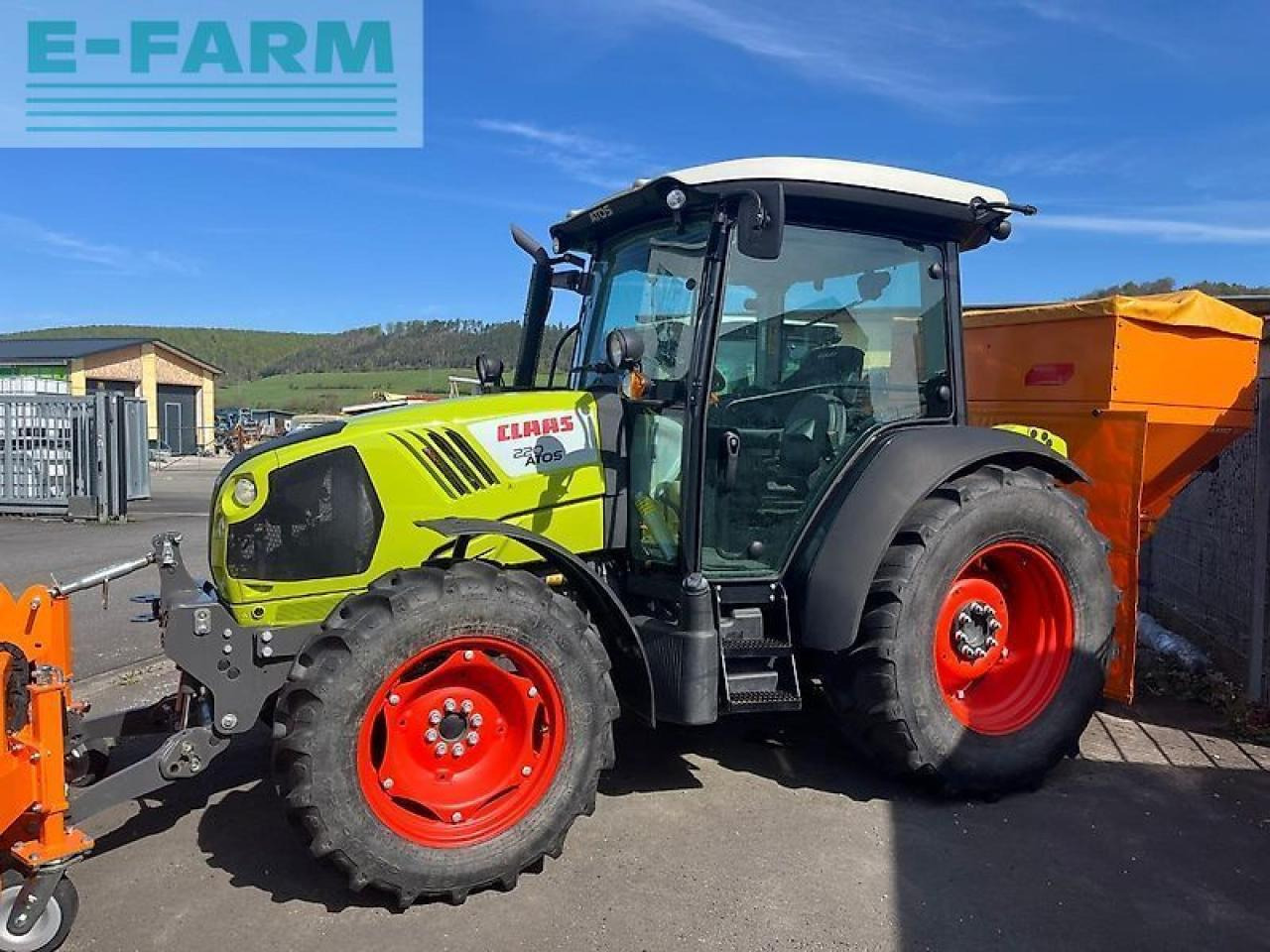 Tracteur agricole CLAAS atos 220 c