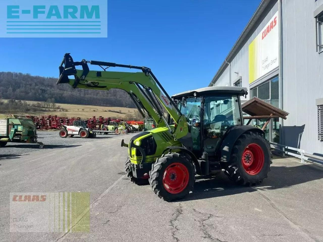 Tracteur agricole CLAAS atos 220 c + fl 60 e