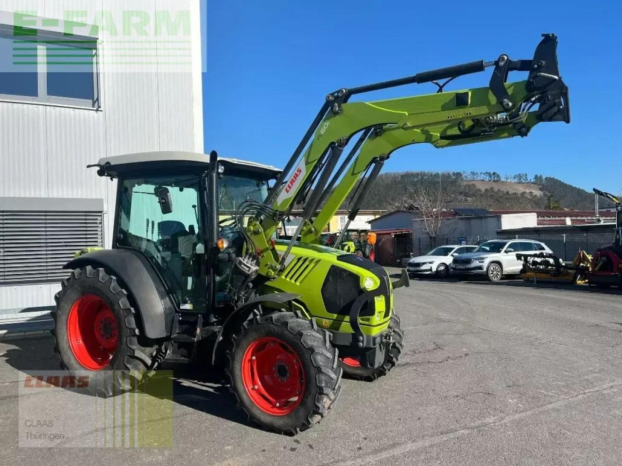 Tracteur agricole CLAAS atos 220 c + fl 60 e