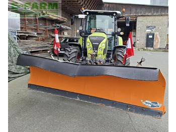 Tracteur agricole CLAAS atos 330 mit schneeschild/streuer