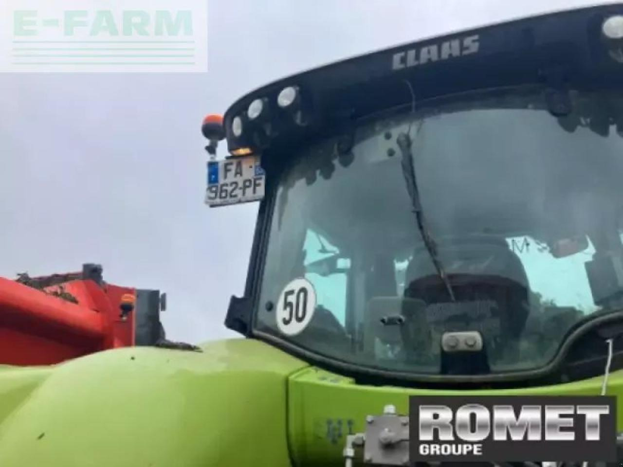 Tracteur agricole CLAAS axion 800