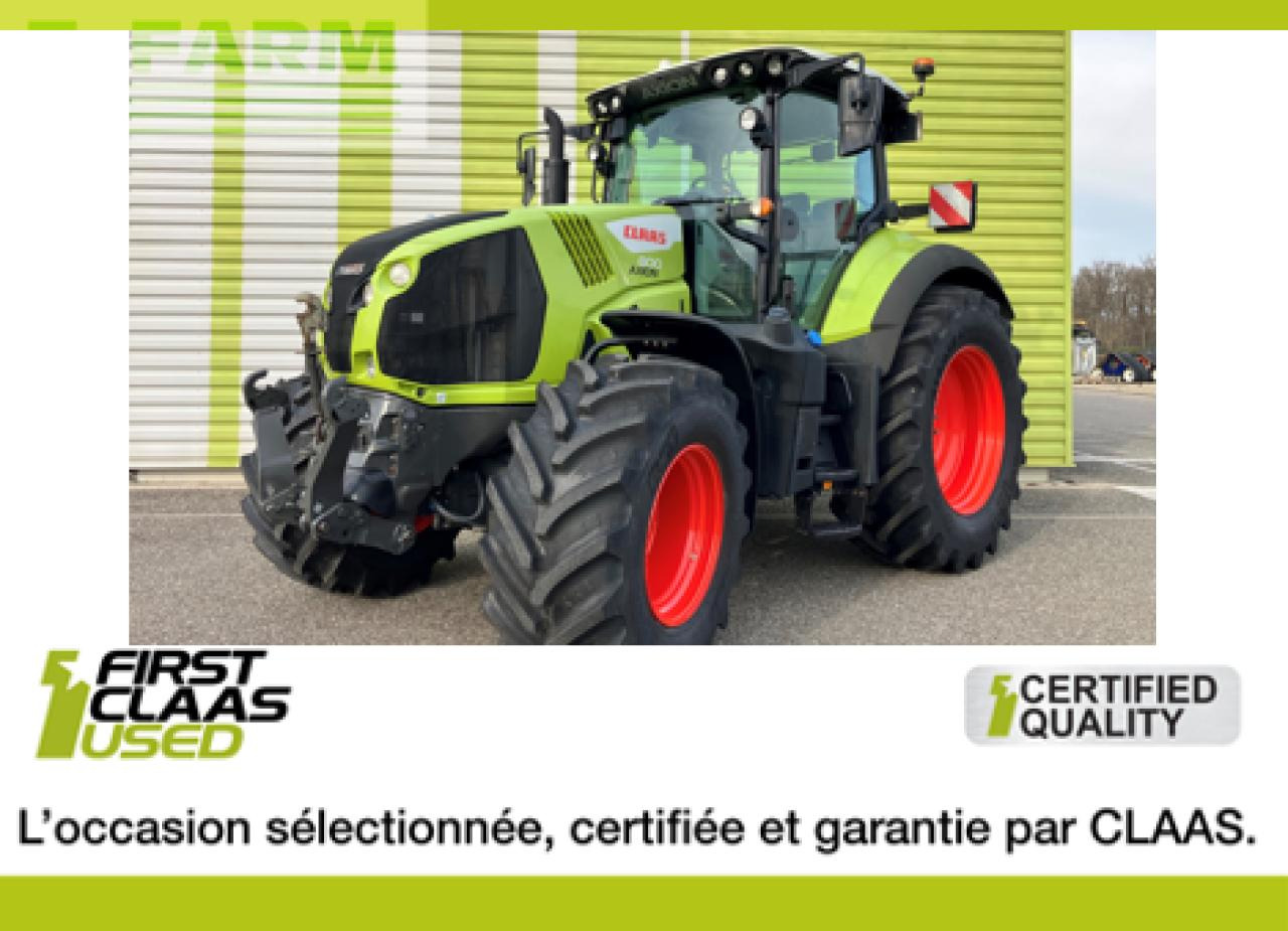 Tracteur agricole CLAAS axion 800 hexashift s5
