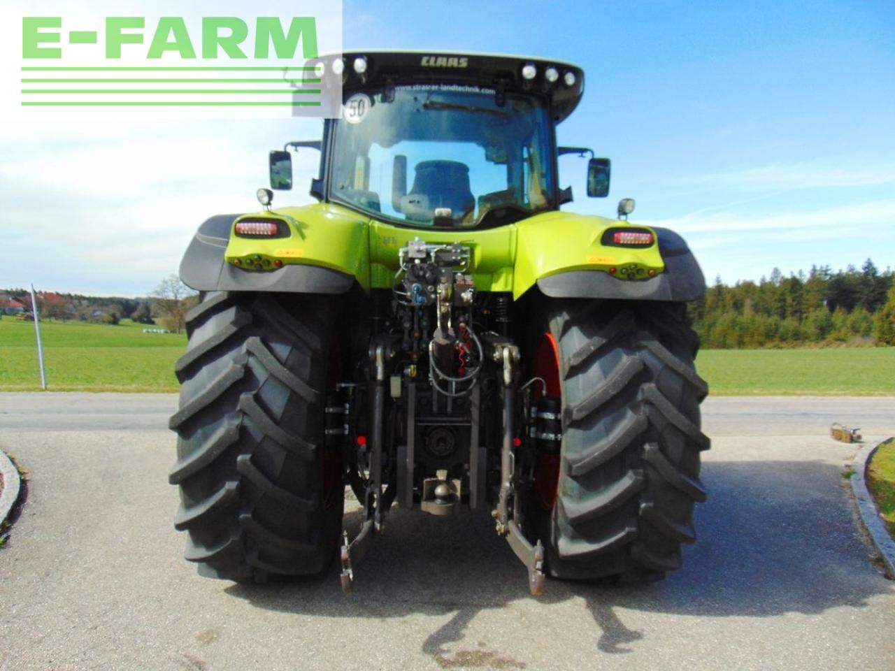 Tracteur agricole CLAAS axion 810 c-matic