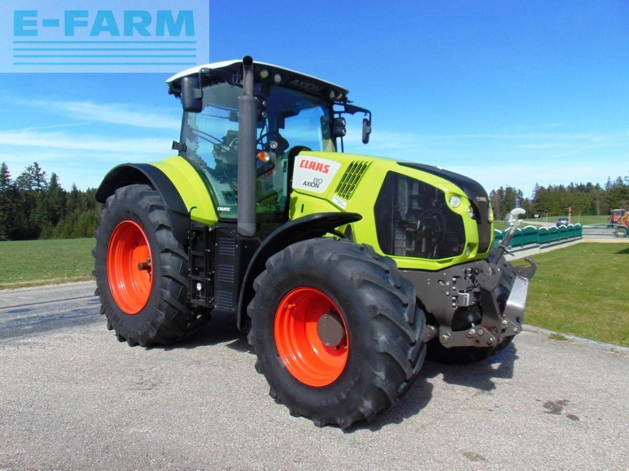 Tracteur agricole CLAAS axion 810 c-matic CMATIC