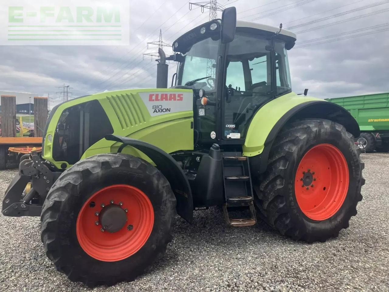 Tracteur agricole CLAAS axion 810 c-matic CMATIC