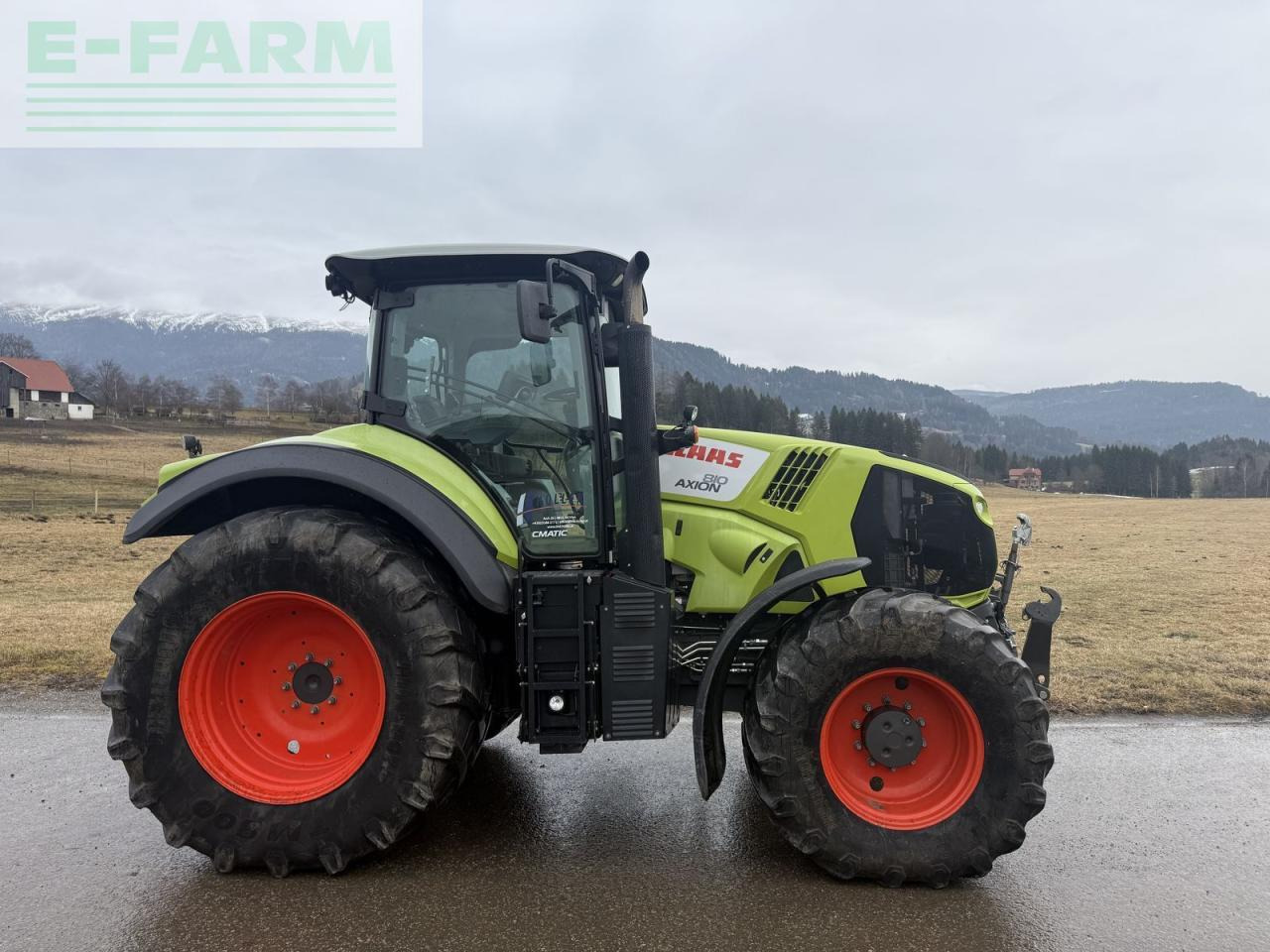 Tracteur agricole CLAAS axion 810 c-matic CMATIC