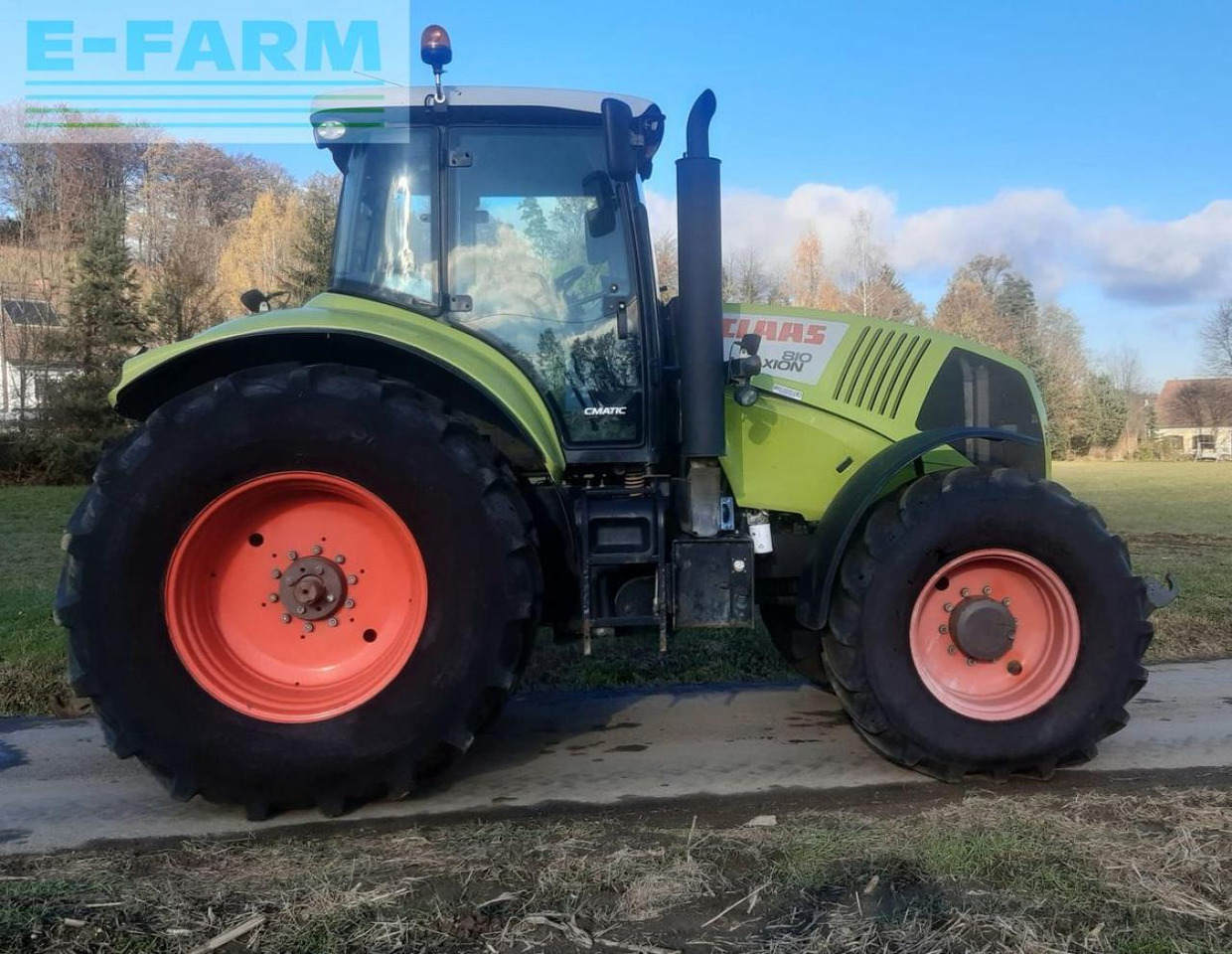 Tracteur agricole CLAAS axion 810 c-matic CMATIC