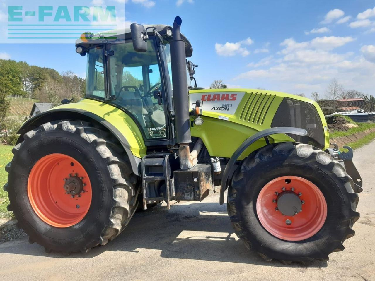 Tracteur agricole CLAAS axion 810 c-matic CMATIC