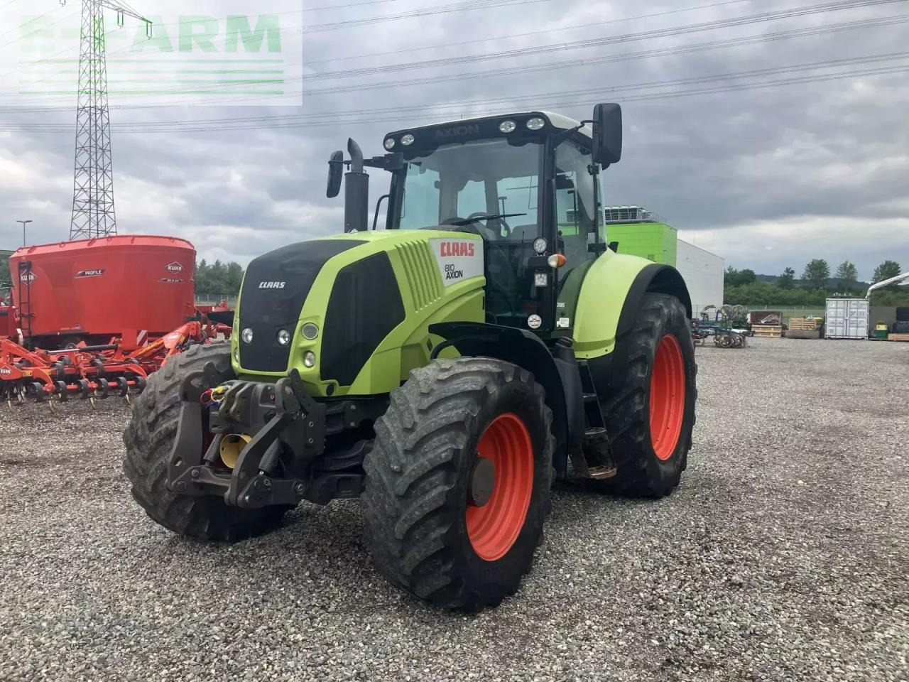 Tracteur agricole CLAAS axion 810 c-matic CMATIC