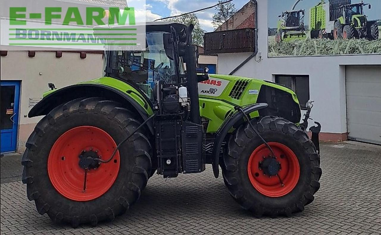 Tracteur agricole CLAAS axion 810 cebis cmatic mit fzw, lenksystem und reifendruckregelanlage CEBIS