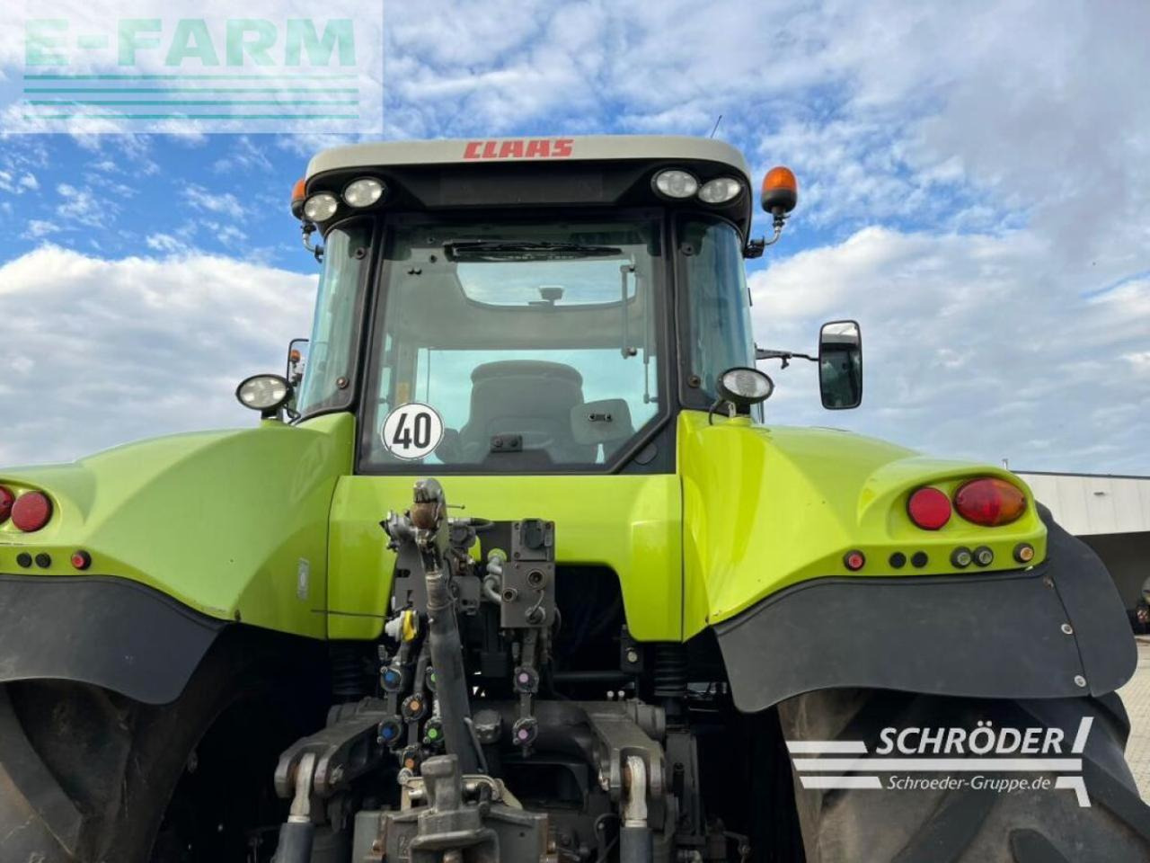 Tracteur agricole CLAAS axion 810 cis