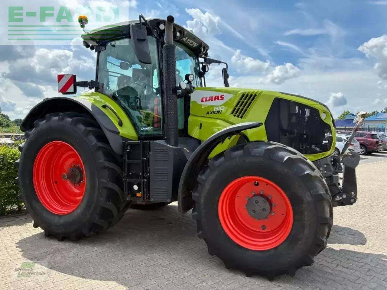 Tracteur agricole CLAAS axion 810 cm