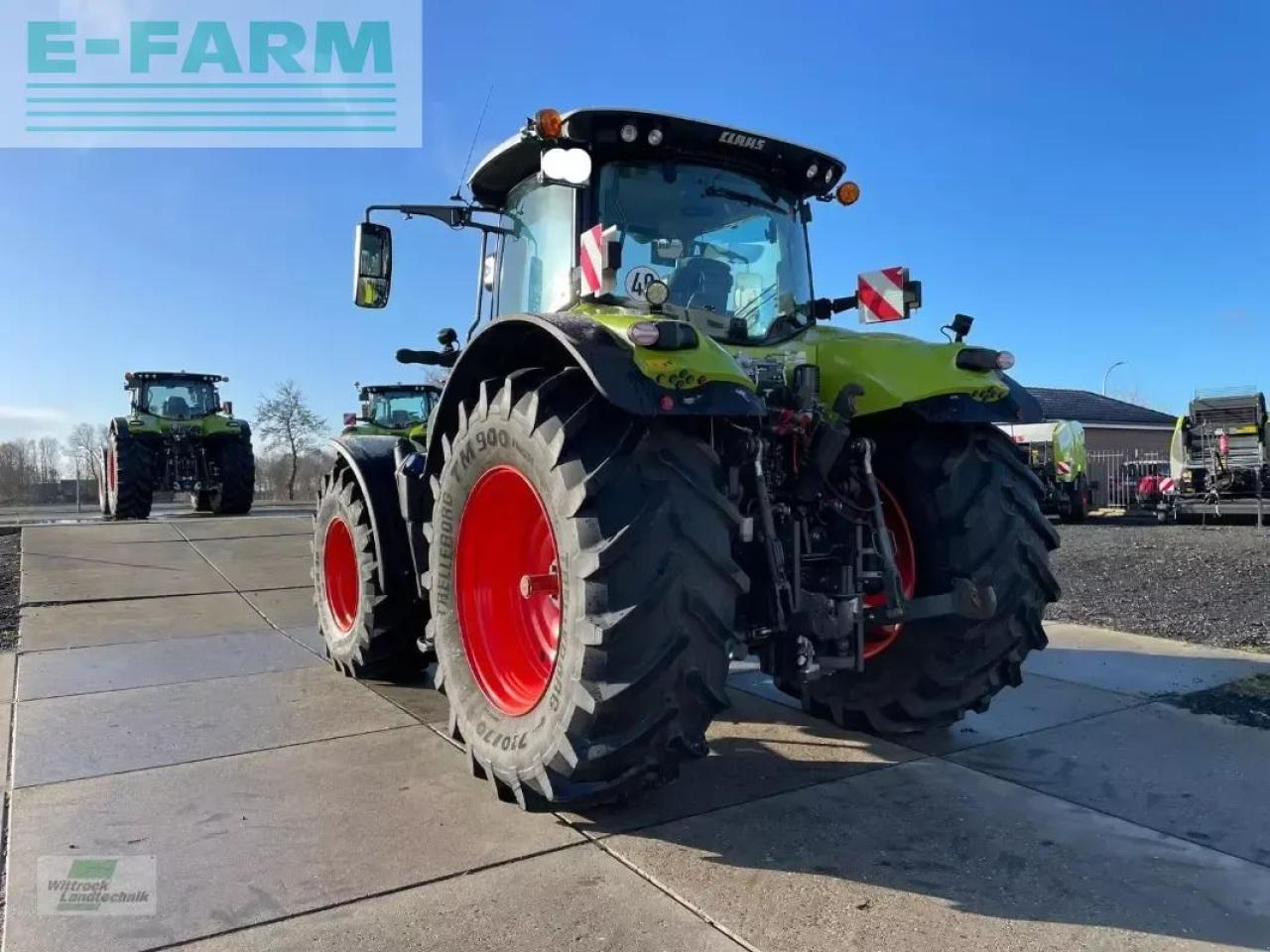 Tracteur agricole CLAAS axion 810 cmatic