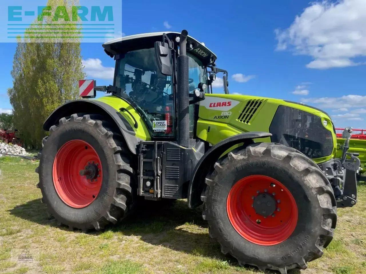 Tracteur agricole CLAAS axion 810 cmatic CMATIC
