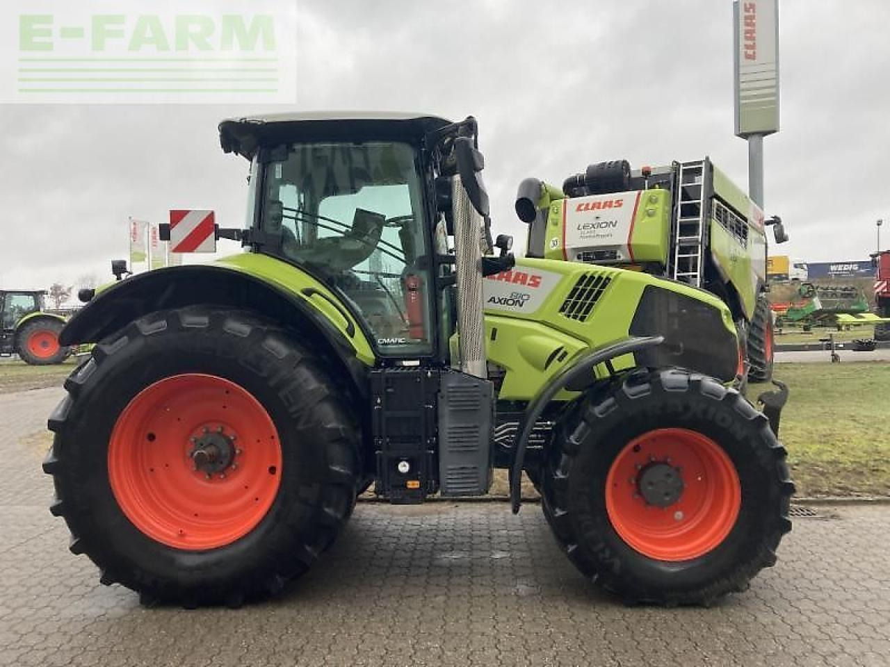Tracteur agricole CLAAS axion 810 cmatic cebis