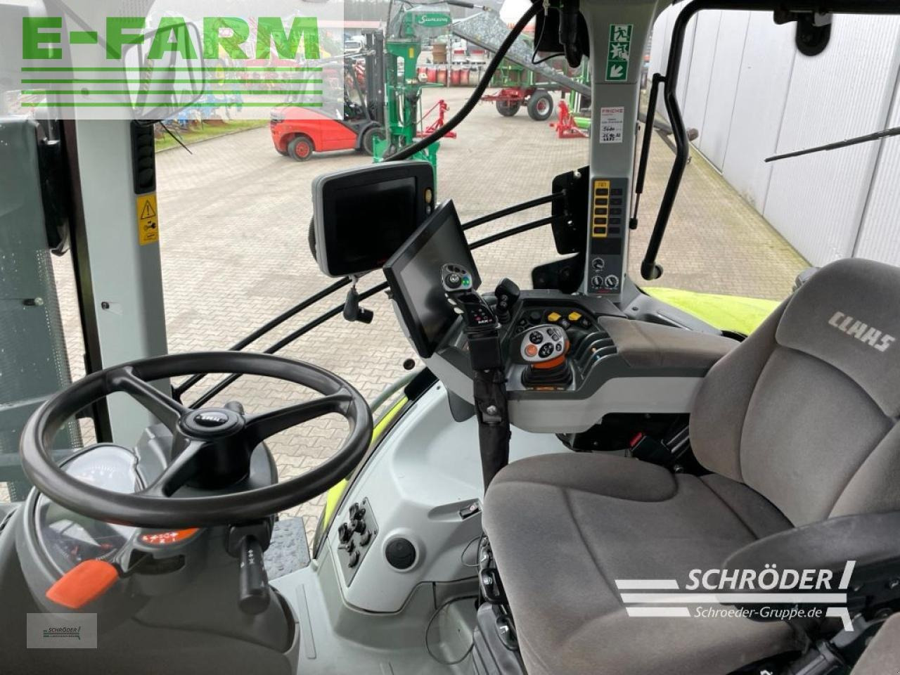 Tracteur agricole CLAAS axion 810 cmatic rtk