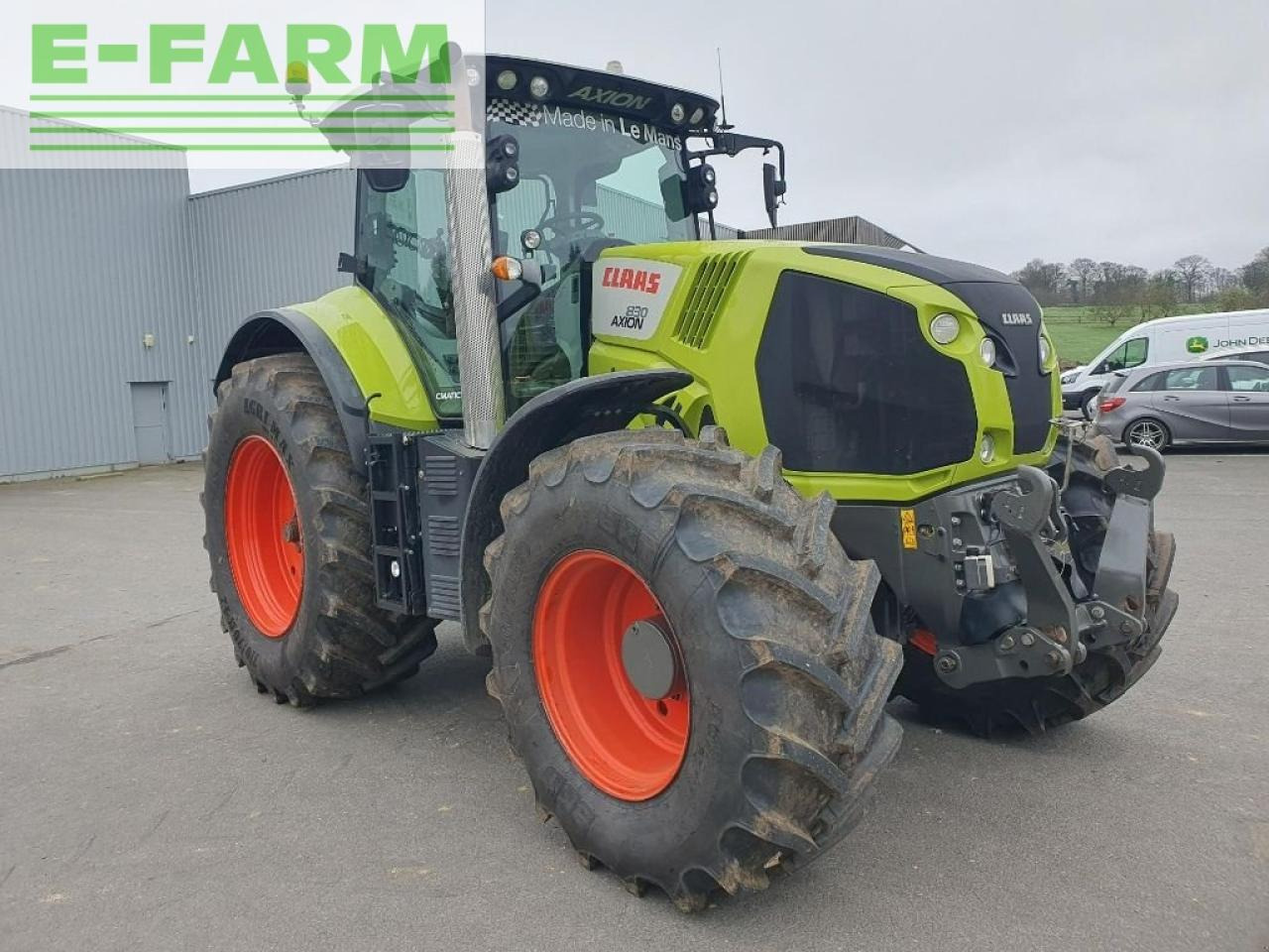 Tracteur agricole CLAAS axion 830 c matic