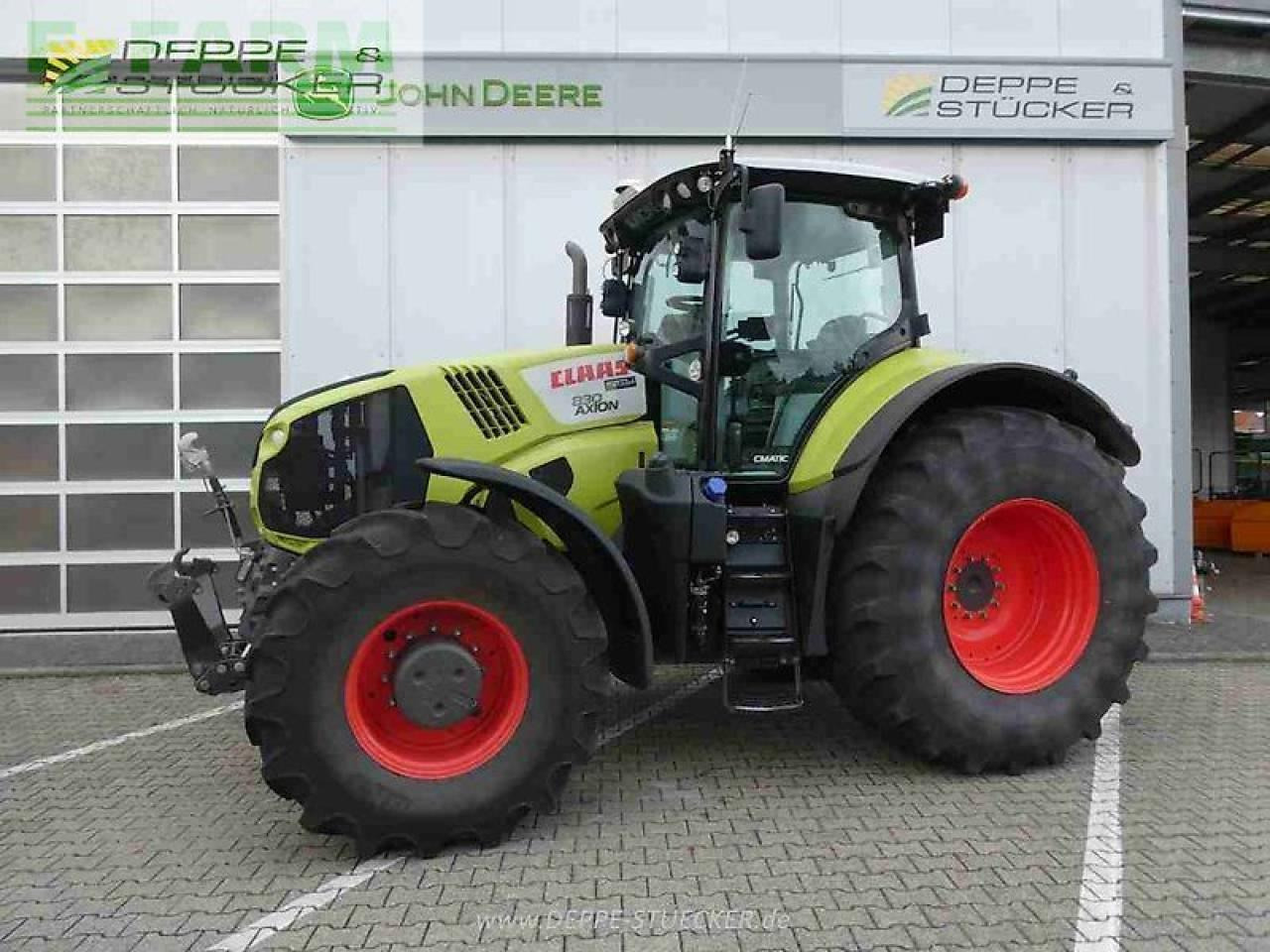 Tracteur agricole CLAAS axion 830 c-matic CMATIC
