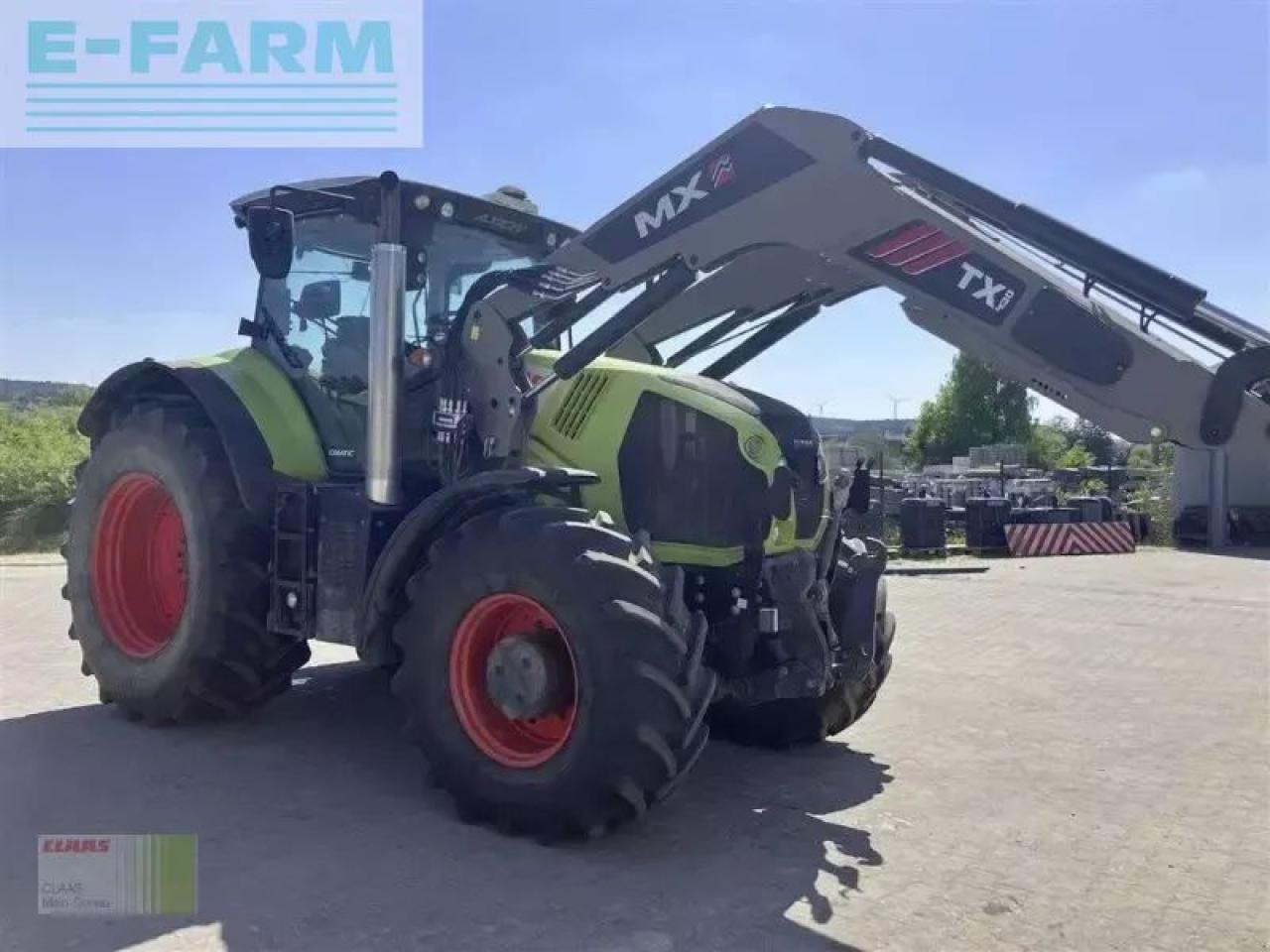 Tracteur agricole CLAAS axion 830 c-matic CMATIC