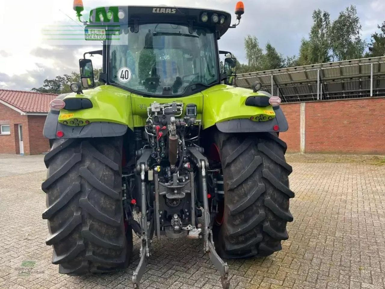Tracteur agricole CLAAS axion 830 cebis