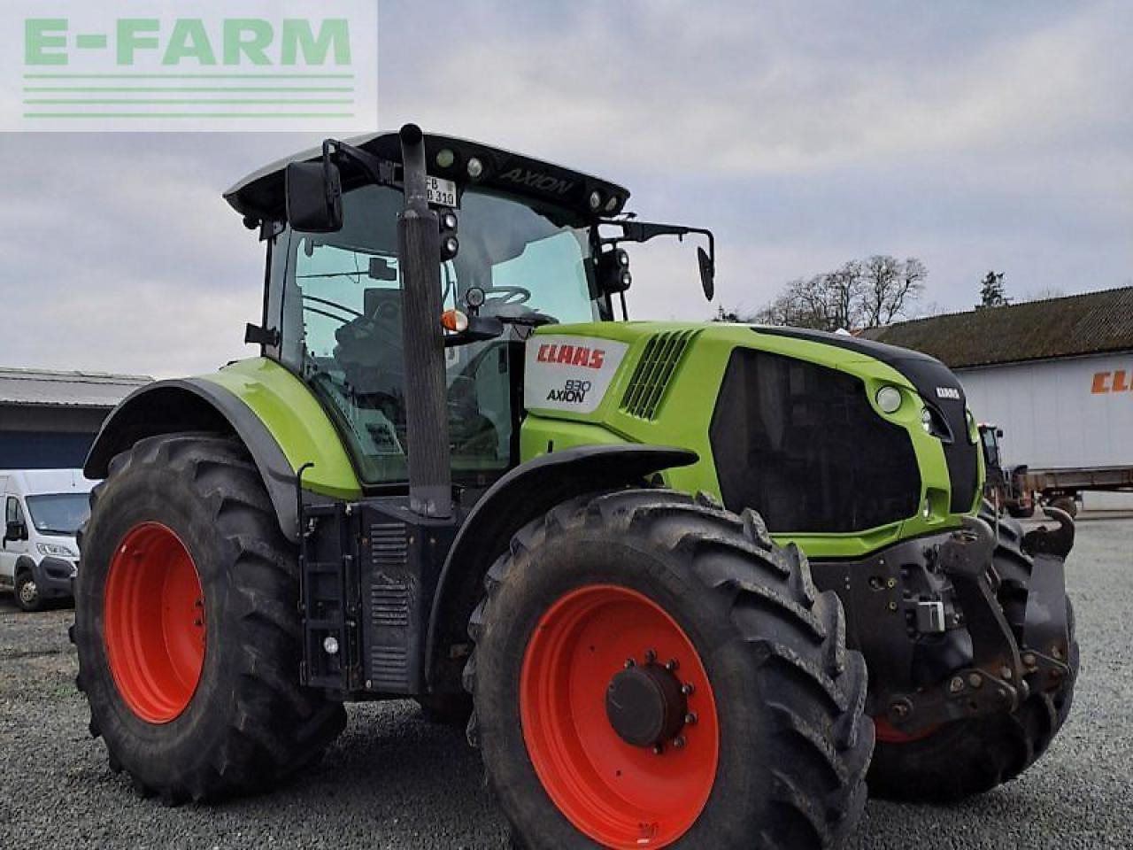 Tracteur agricole CLAAS axion 830 cebis
