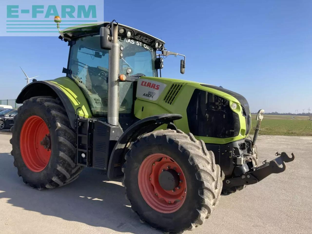 Tracteur agricole CLAAS axion 830 cebis
