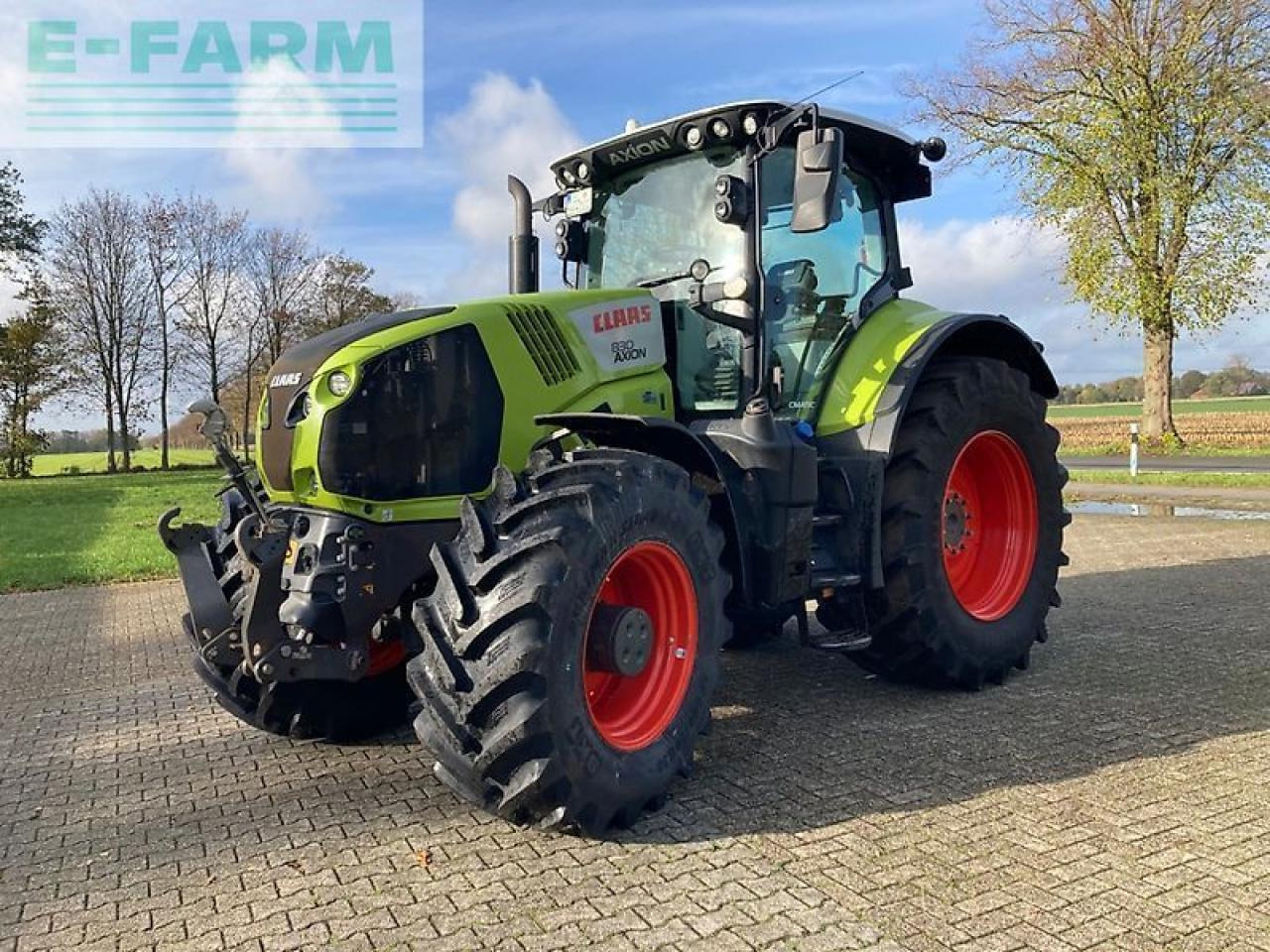 Tracteur agricole CLAAS axion 830 cebis