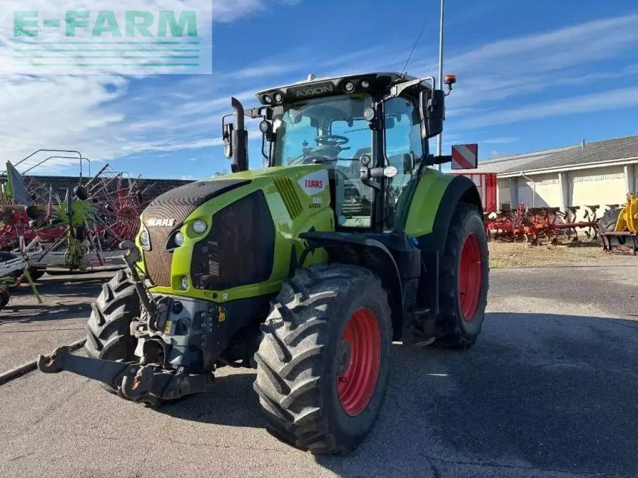 Tracteur agricole CLAAS axion 830 cebis