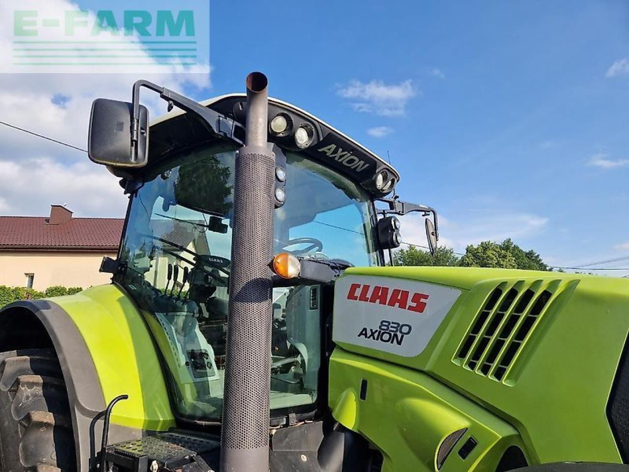Tracteur agricole CLAAS axion 830 cis