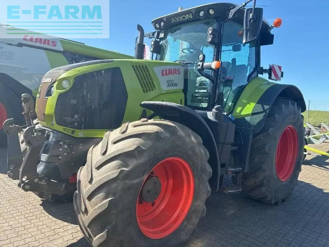 Tracteur agricole CLAAS axion 830 cis+