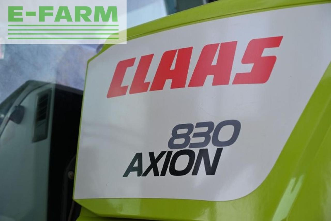Tracteur agricole CLAAS axion 830 cis hexashift + gps s10 rtk