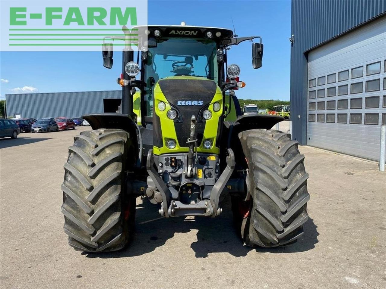 Tracteur agricole CLAAS axion 830 cis + med front pto