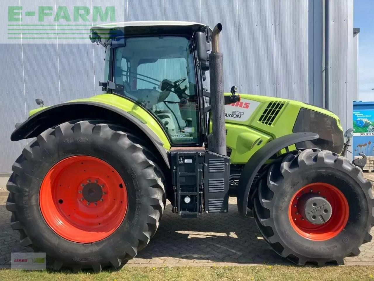 Tracteur agricole CLAAS axion 830 cmatic CMATIC