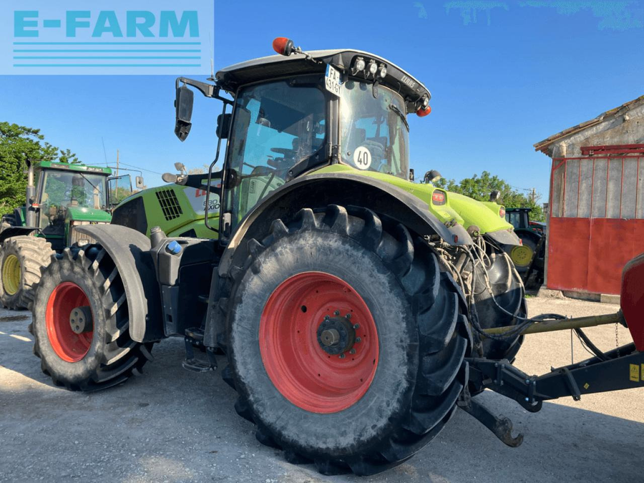 Tracteur agricole CLAAS axion 830 cmatic CMATIC