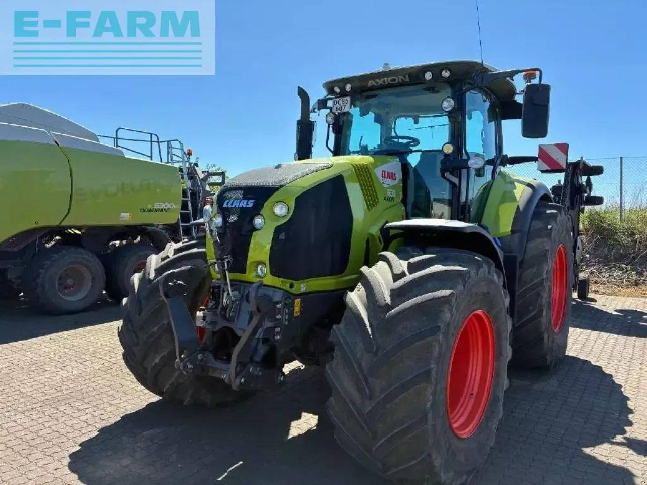 Tracteur agricole CLAAS axion 830 cmatic CMATIC