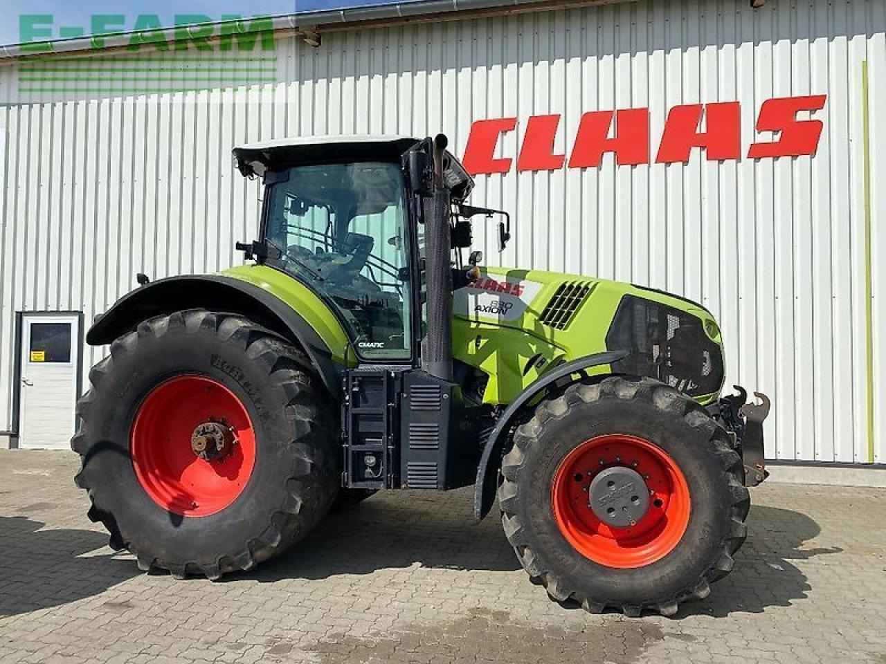 Tracteur agricole CLAAS axion 830 cmatic CMATIC