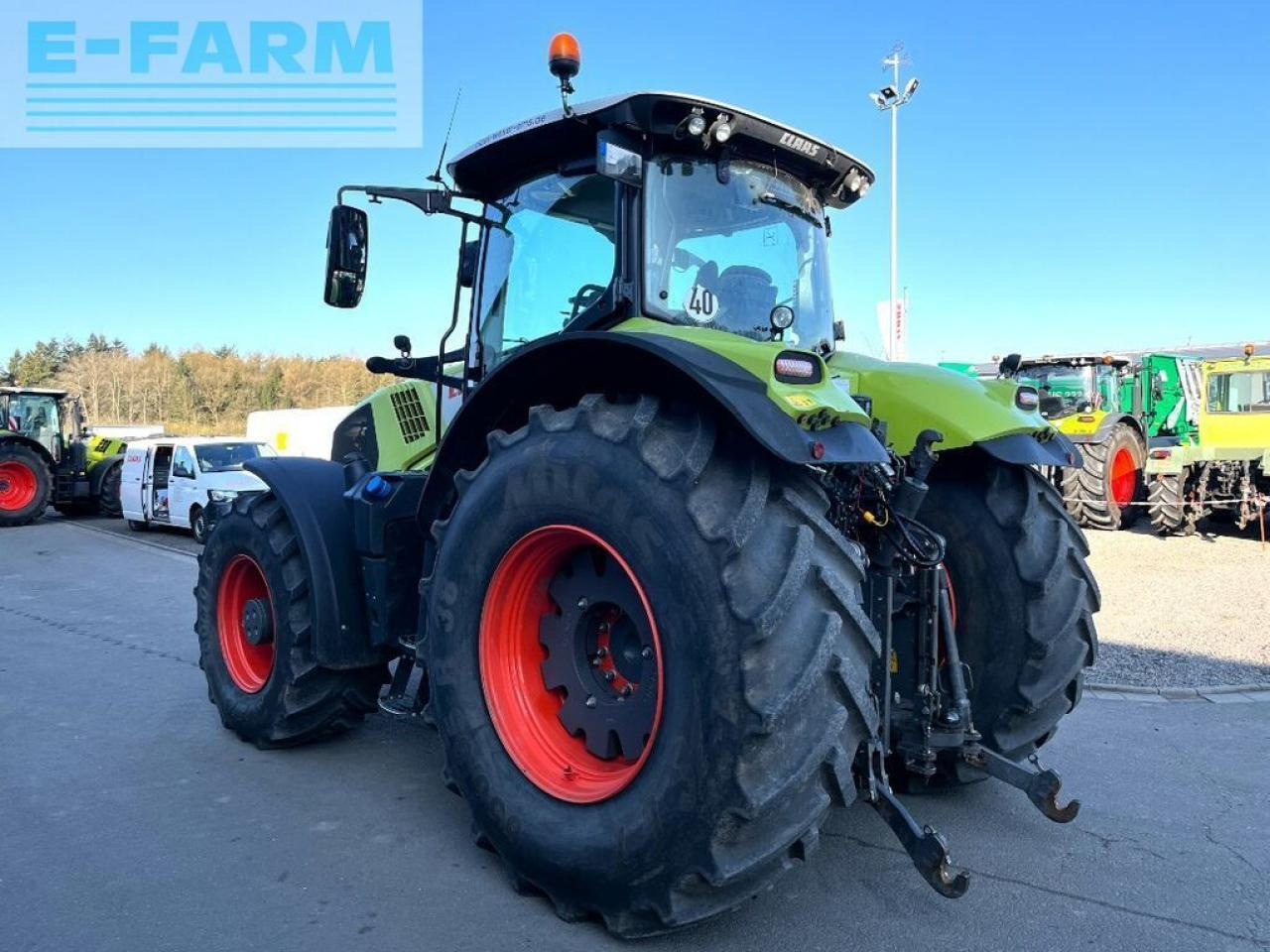 Tracteur agricole CLAAS axion 830 cmatic cebis, fkh + fzw, nur 3.965 h. CMATIC CEBIS