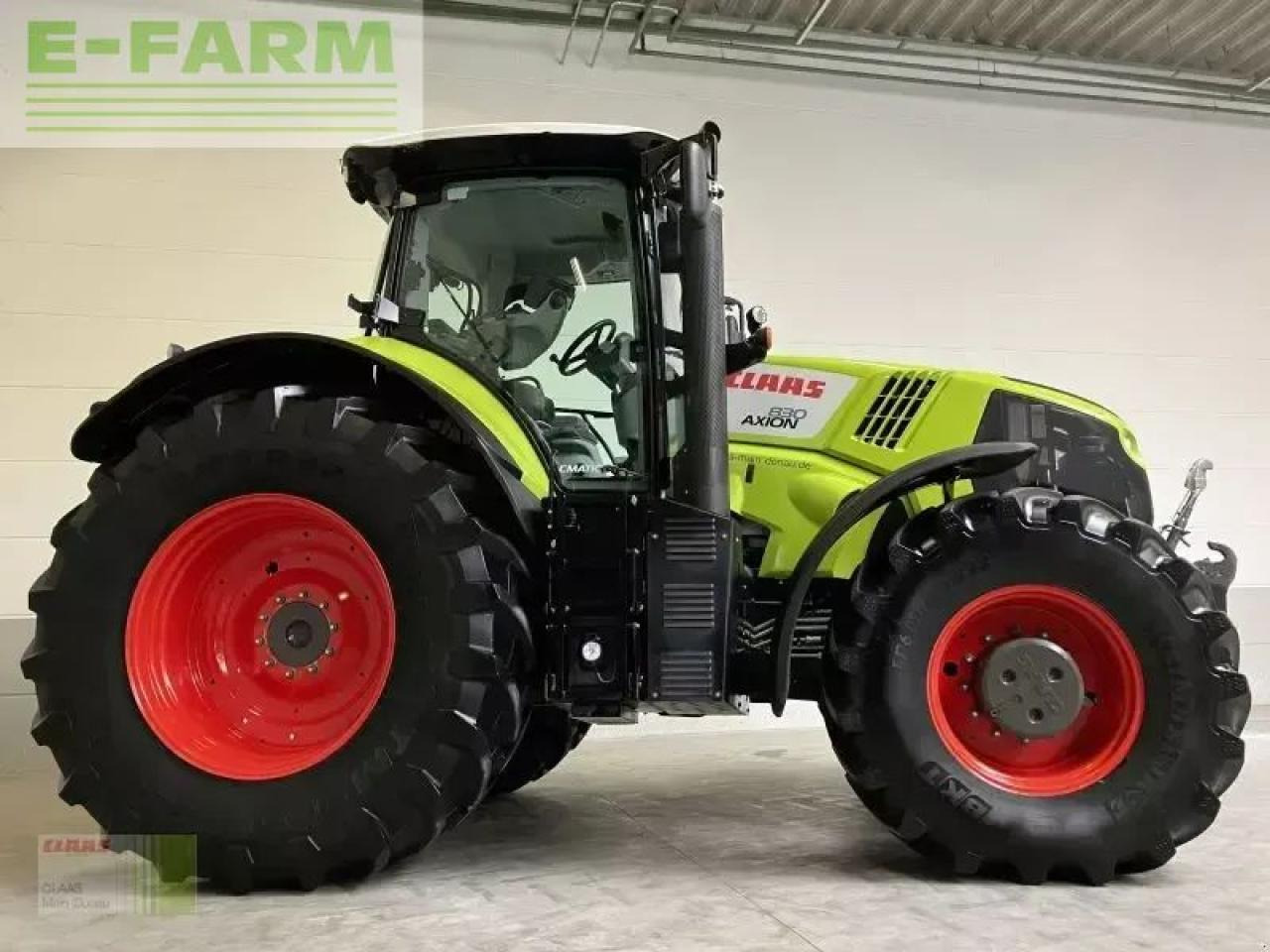 Tracteur agricole CLAAS axion 830 cmatic gps ready CMATIC