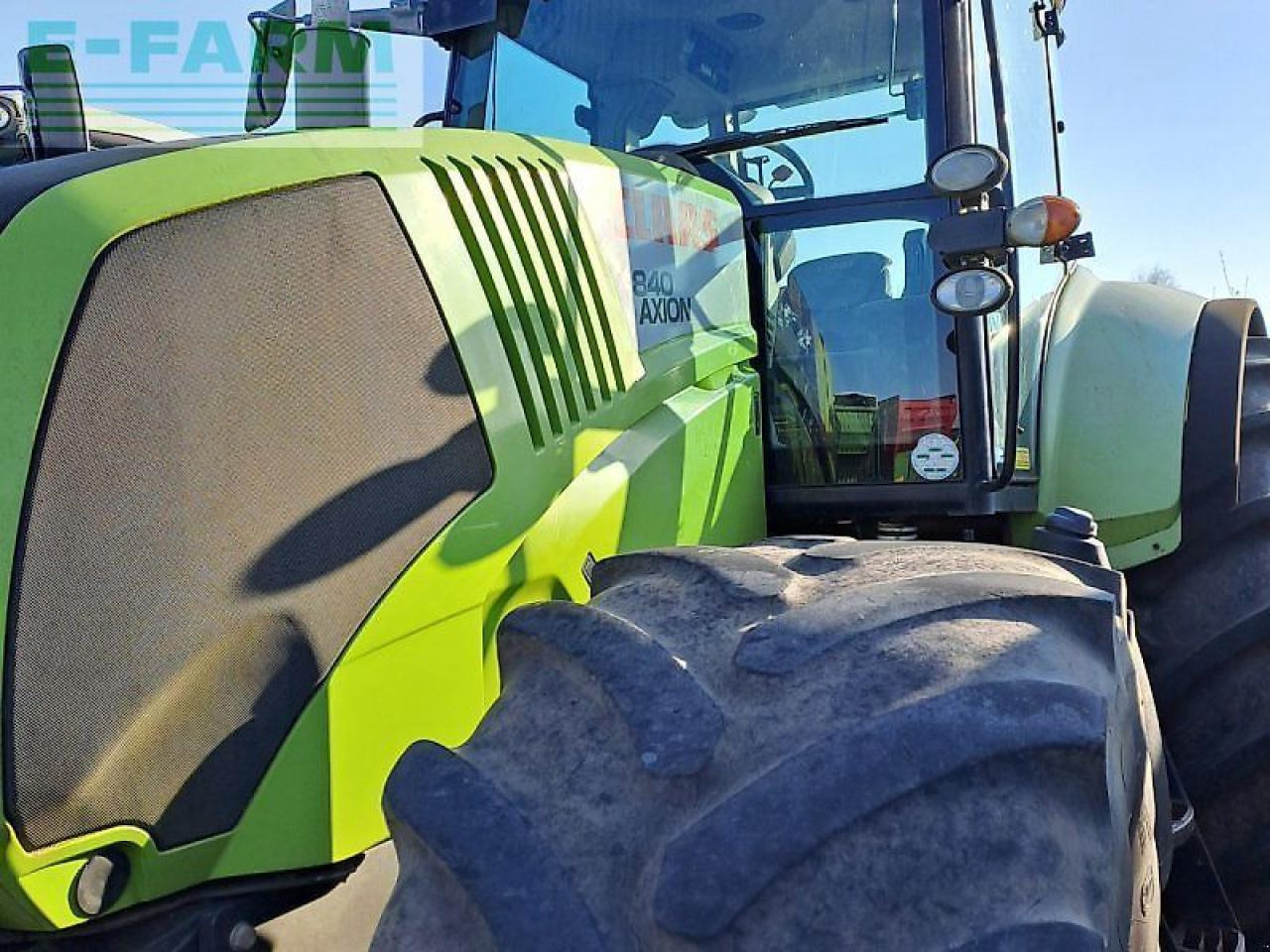 Tracteur agricole CLAAS axion 840 c-matic CMATIC