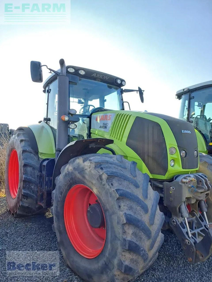 Tracteur agricole CLAAS axion 840 c-matic CMATIC