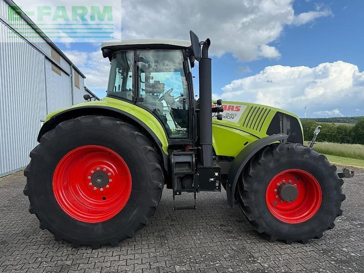 Tracteur agricole CLAAS axion 840 cebis cmatic mit rtk und kamera CMATIC CEBIS