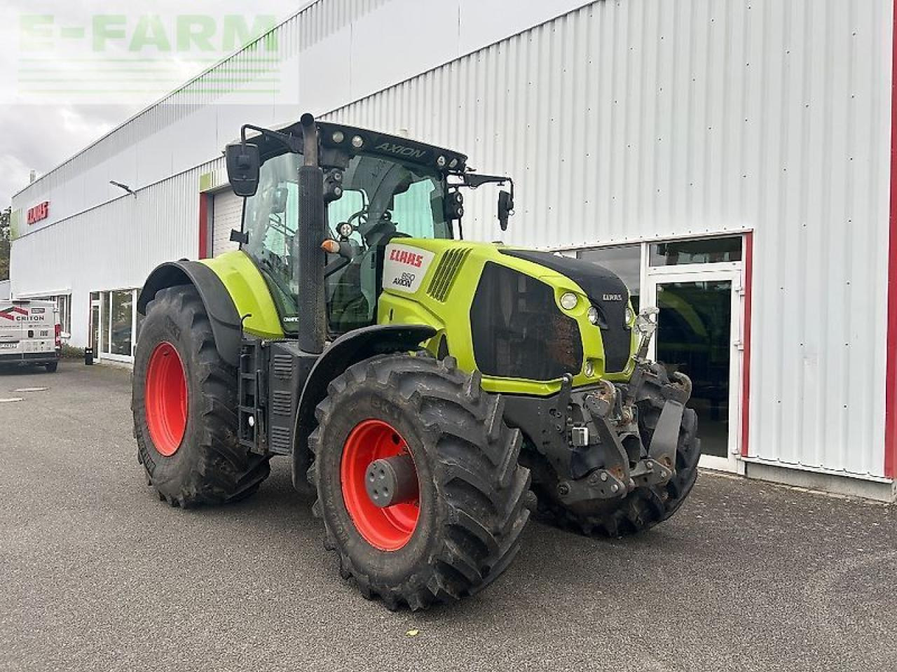 Tracteur agricole CLAAS axion 850