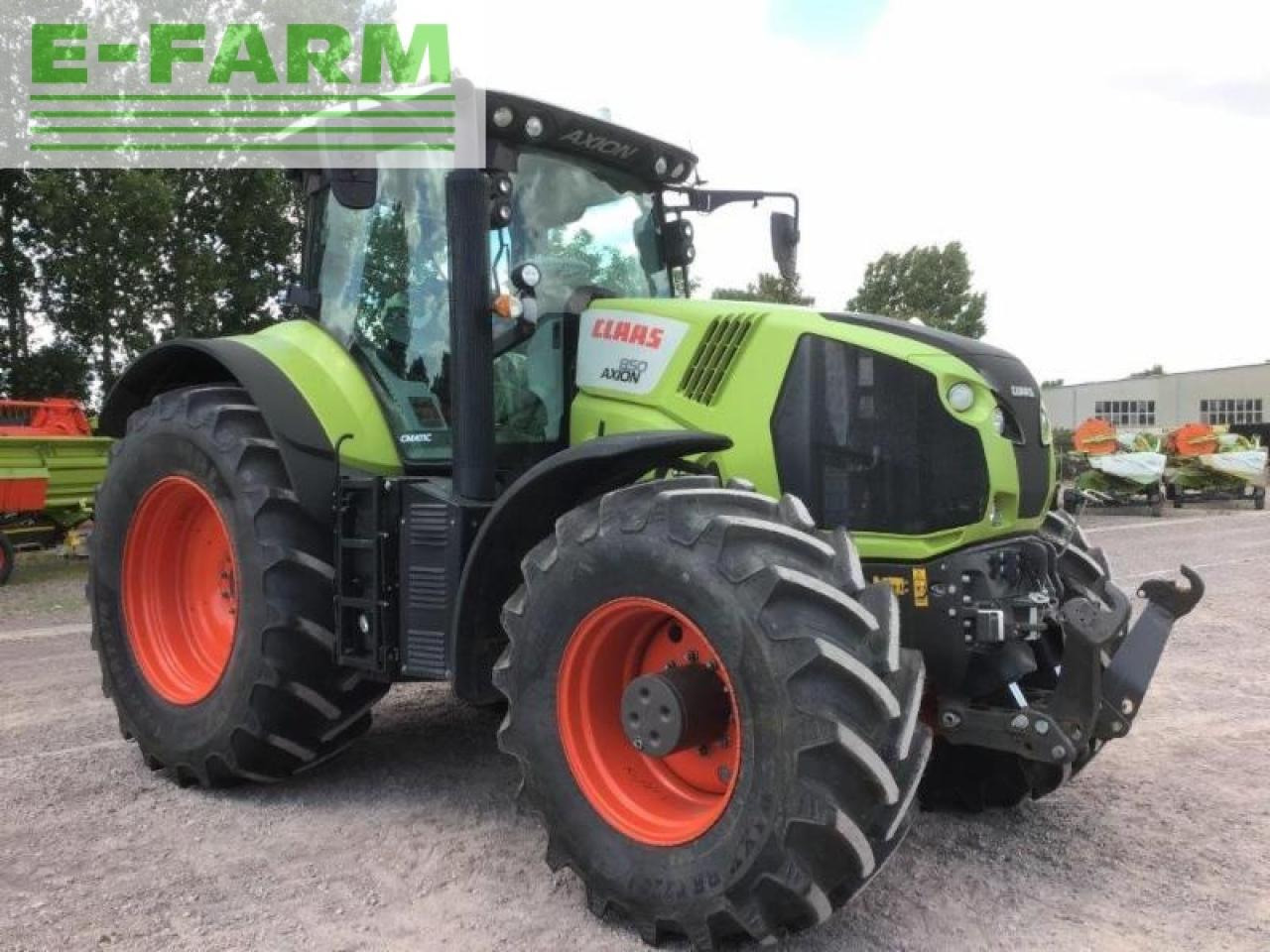 Tracteur agricole CLAAS axion 850 c-matic