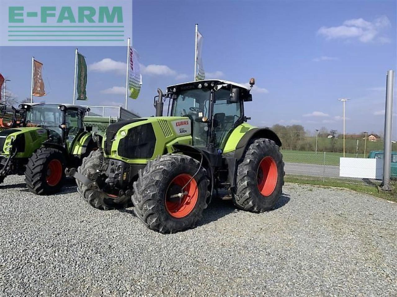 Tracteur agricole CLAAS axion 850 cebis