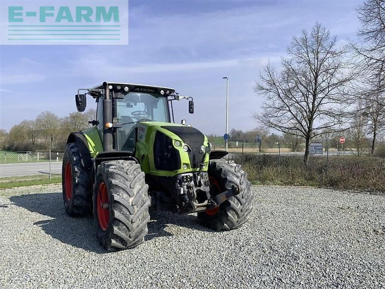 Tracteur agricole CLAAS axion 850 cebis