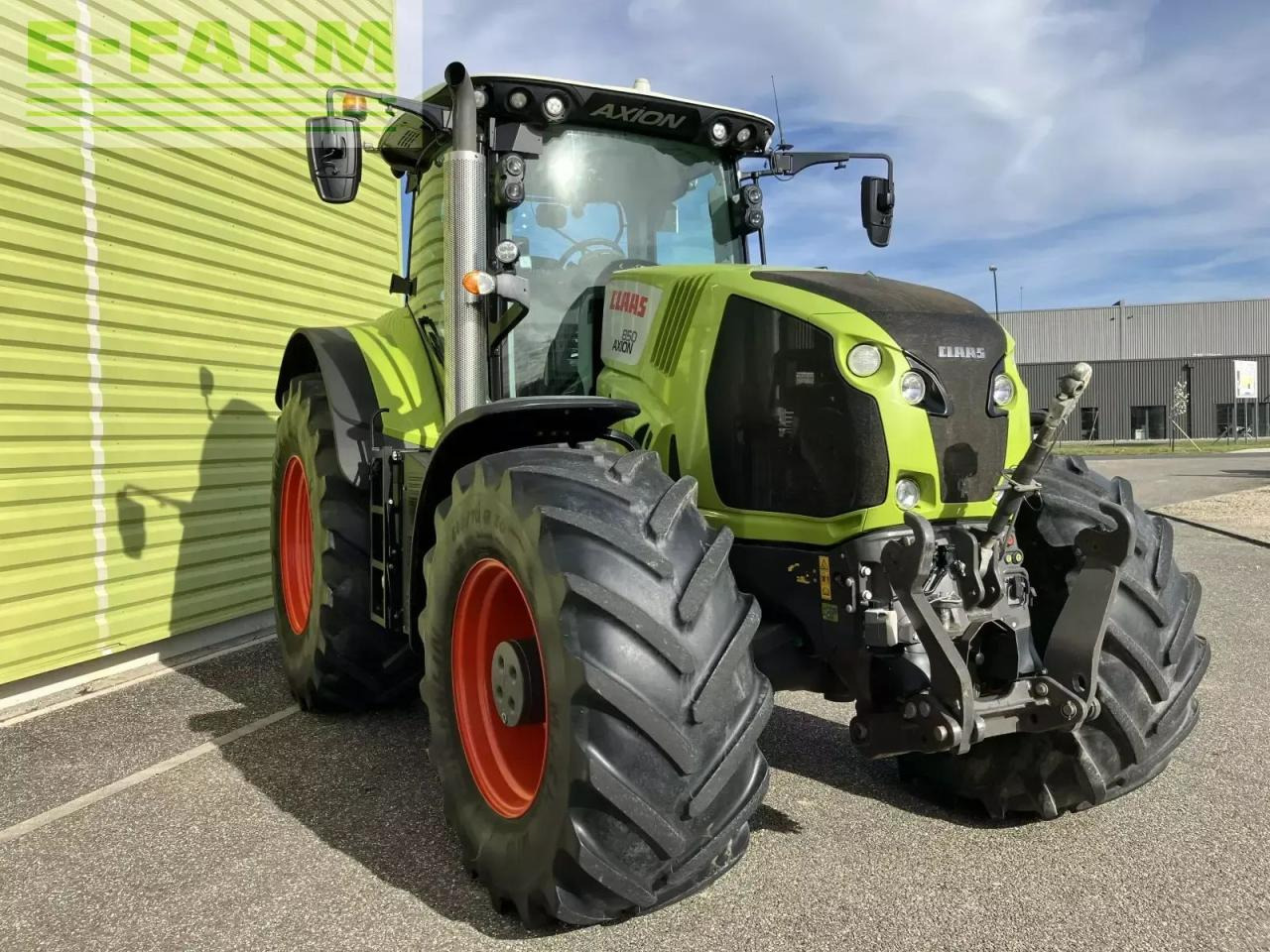 Tracteur agricole CLAAS axion 850 cebis + gps