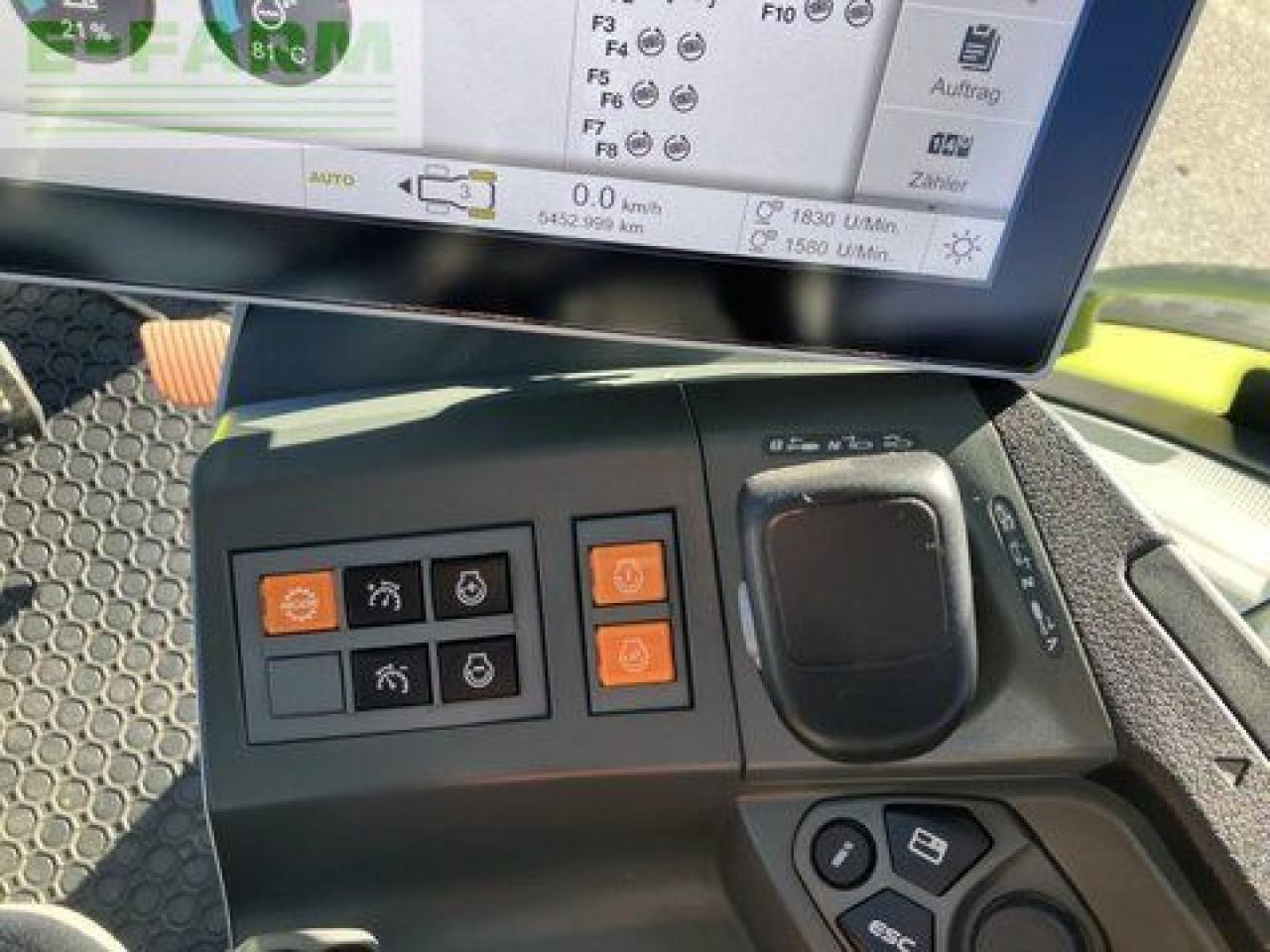 Tracteur agricole CLAAS axion 850 cmatic cebis CMATIC CEBIS