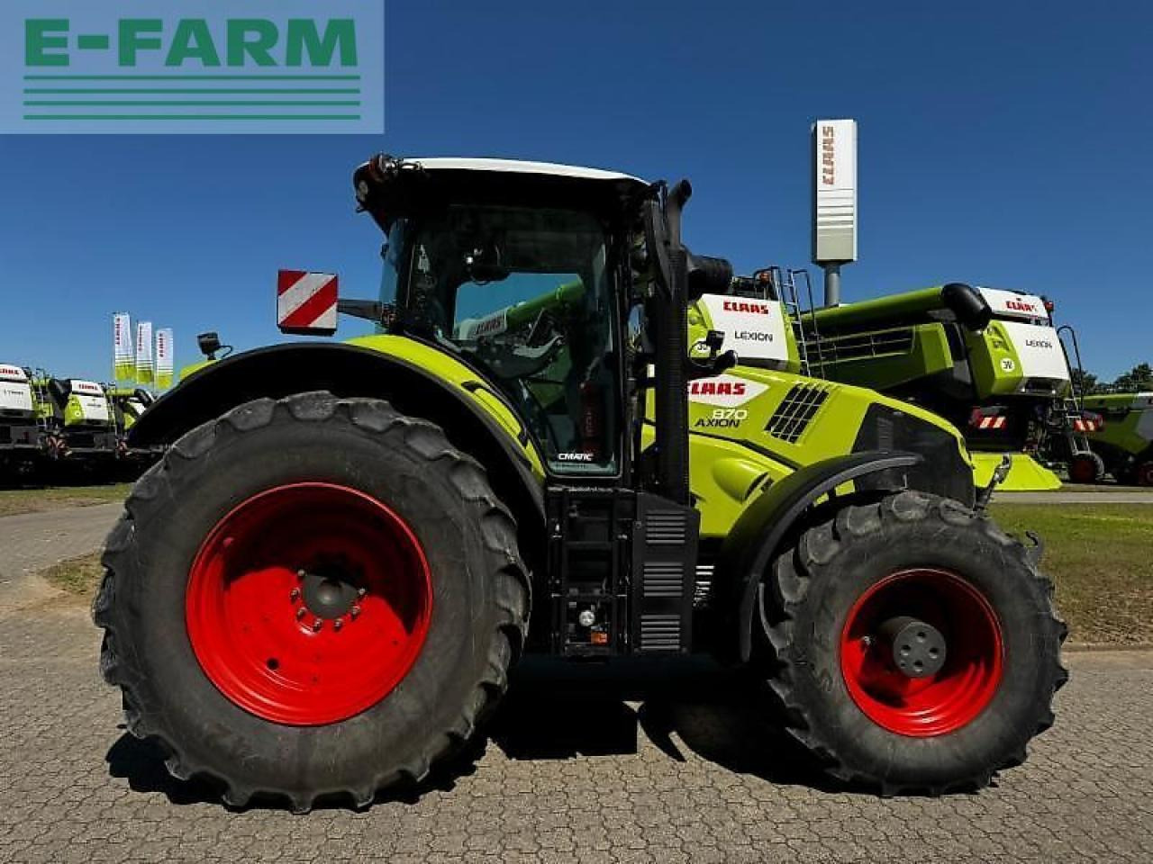 Tracteur agricole CLAAS axion 870